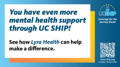 UCSHIP Lyra Health Flyer